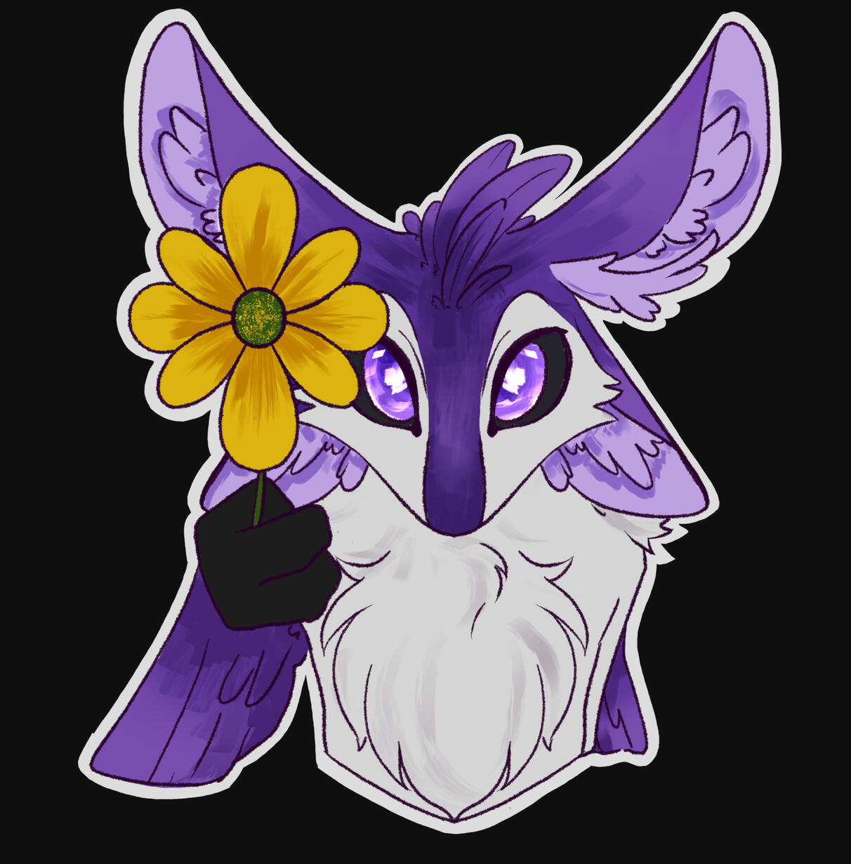 Digital Furry Sticker - 2024